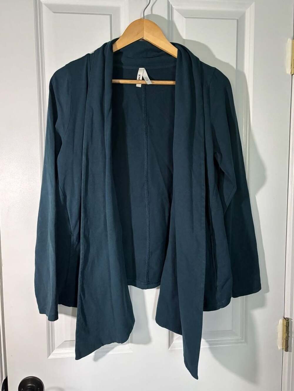 Women's Celestial Avenue Front Draped Cardigan Pact Organic Cotton Size M - Picture 2 of 7